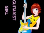נערה גיטריסטית