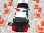 משחק חניה מכונית משטרה